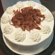 White Topping with Chocolate Shavings