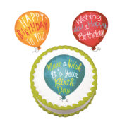 Birthday Baloon Wishes set of 3
